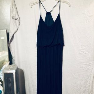 Navy Blue Jumpsuit-soft and comfortable